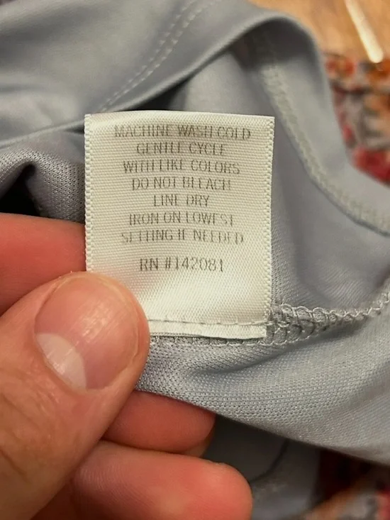 Miami Floral Long Sleeve Dress Boho Flowy Mini Spring Romantic Feminine S - Picture 6 of 8